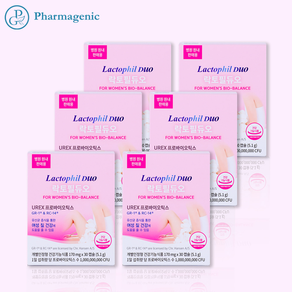 여성 질 유산균 락토필듀오 (180캡슐/6개월분)
